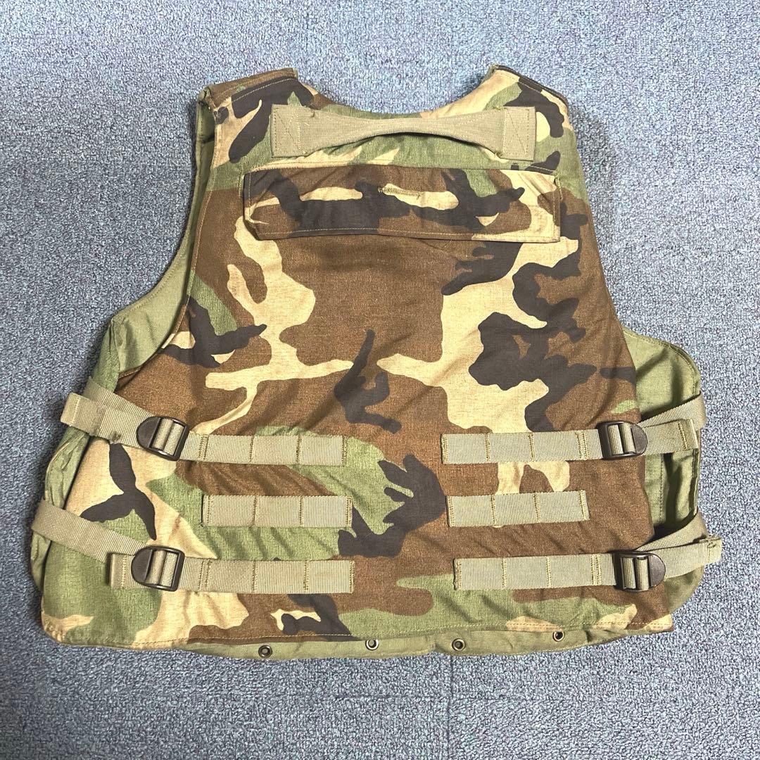 米軍実物Point Blank社製 美品ウッドランド ボディーアーマー　Mサイズ