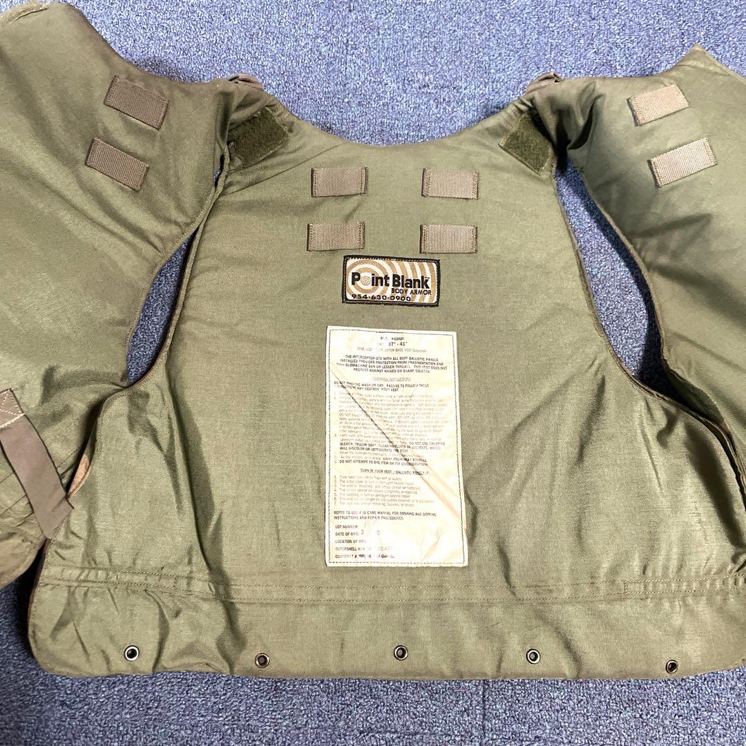 米軍実物Point Blank社製 美品ウッドランド ボディーアーマー　Mサイズ