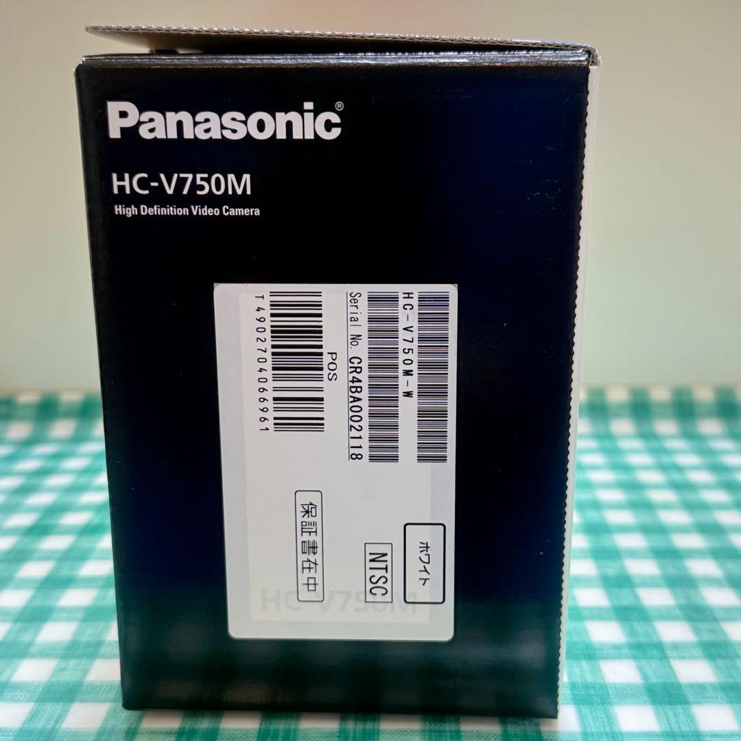 Panasonic HC-V750M ビデオカメラ 32GB内蔵 フルHD 美品