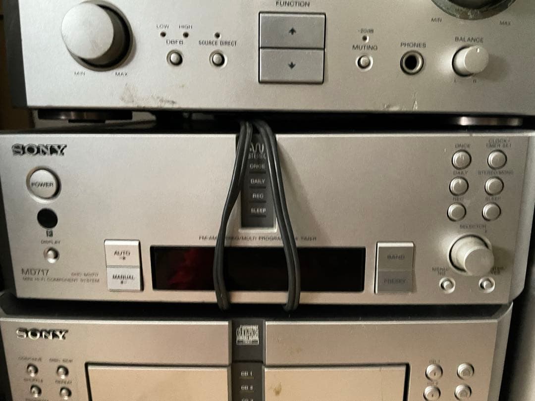 Sony DHC-MD717 コンポーネントシステム ジャンク品