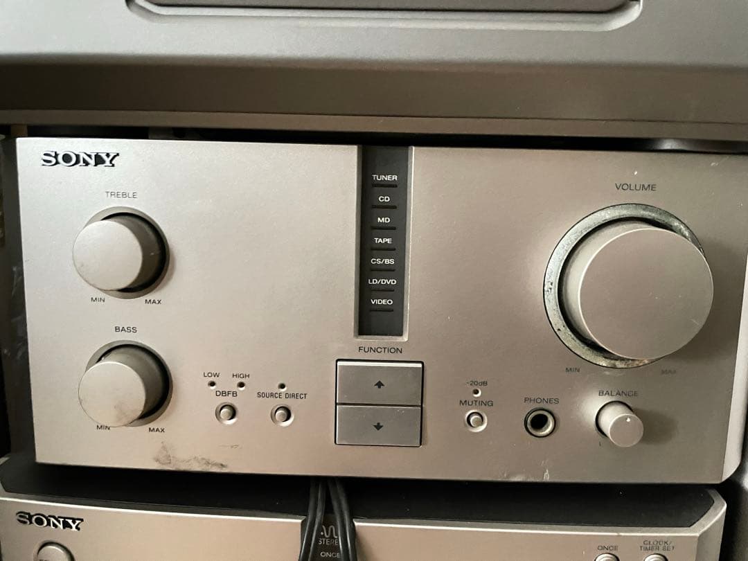 Sony DHC-MD717 コンポーネントシステム ジャンク品
