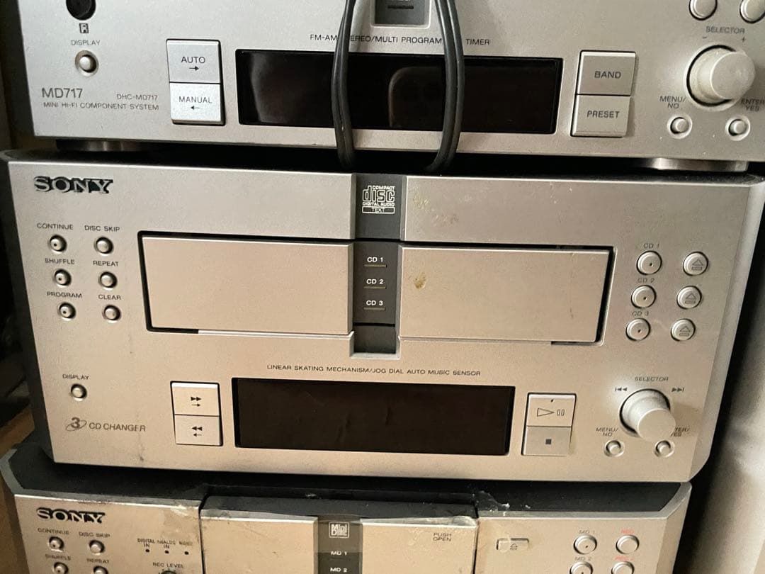 Sony DHC-MD717 コンポーネントシステム ジャンク品
