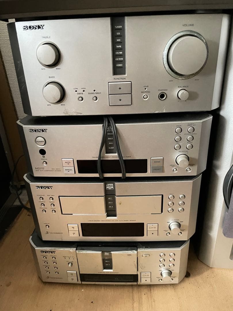 Sony DHC-MD717 コンポーネントシステム ジャンク品