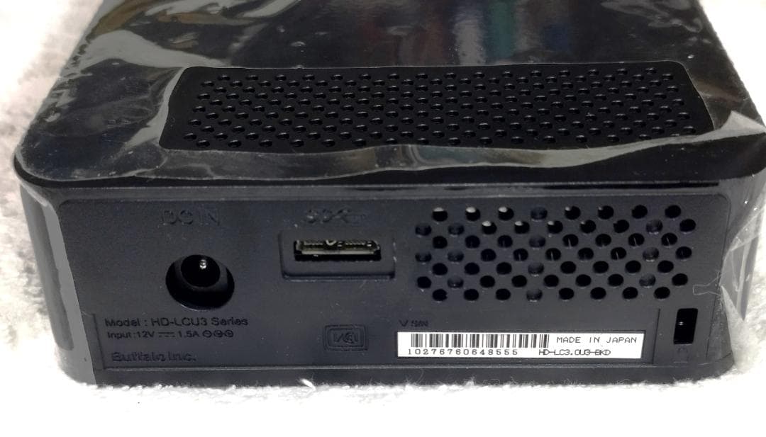 USB3.0 外付けハードディスク 3TB HD-LC3.0U3-BKD