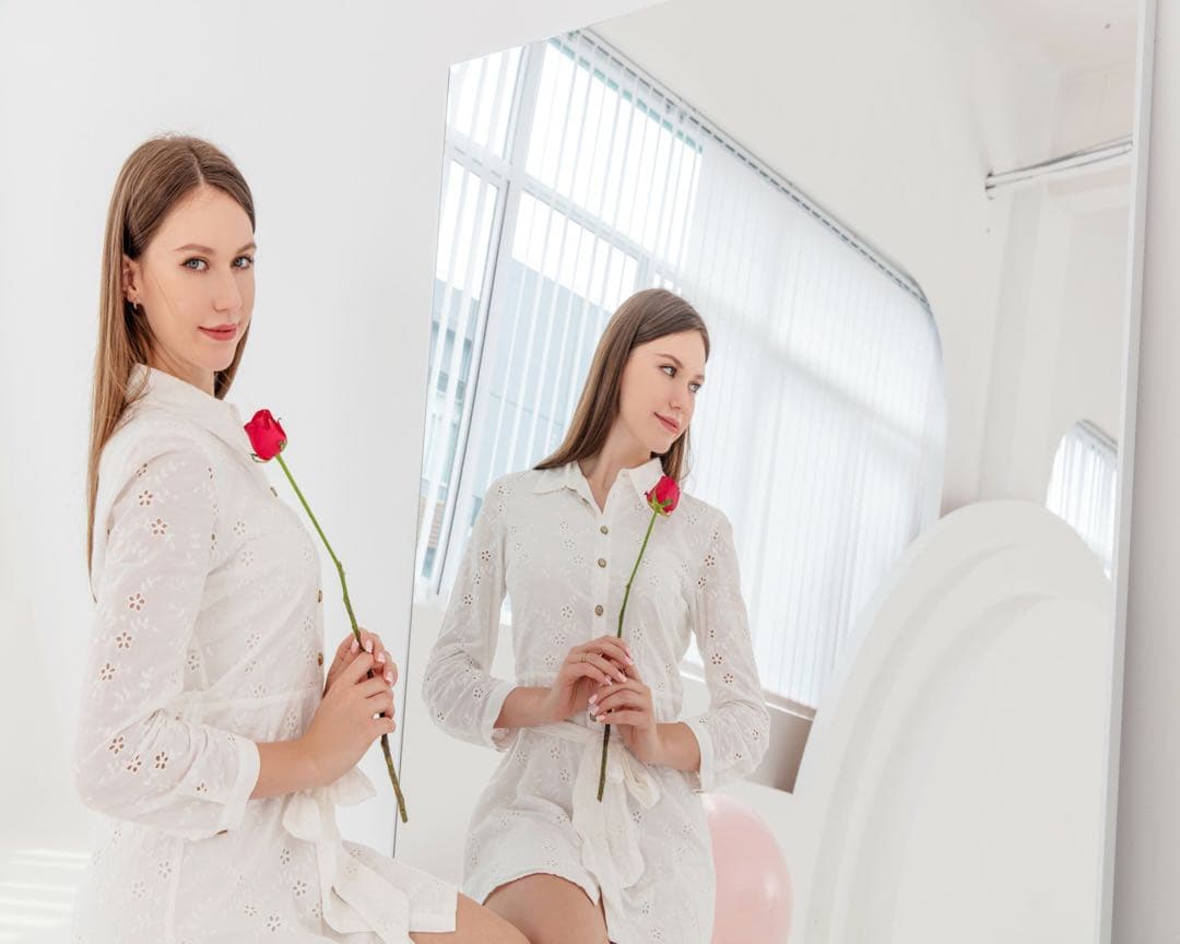 ダンス鏡 全身 折り畳み 割れない鏡 軽量 ダンスミラー 大きい 160cm