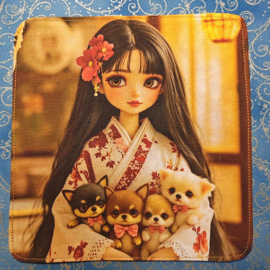 じゅんじゅん　ハンカチ　女の子　チワワ柄　17枚