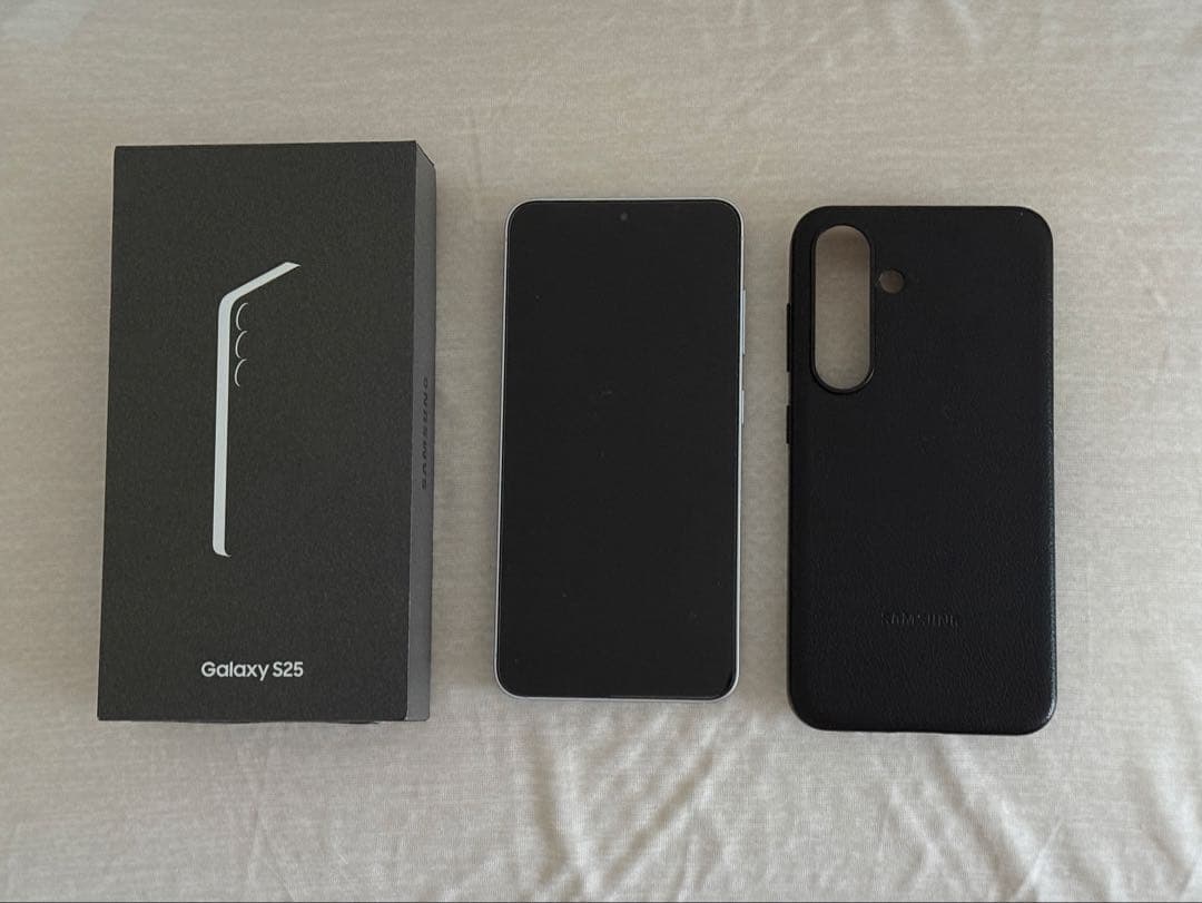 [美品] Galaxy S25 アイシーブルー+おまけ