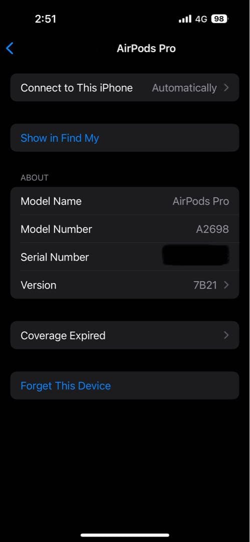 【左耳ジャンク】Apple AirPods Pro 第2世代 本体＋付属品あり