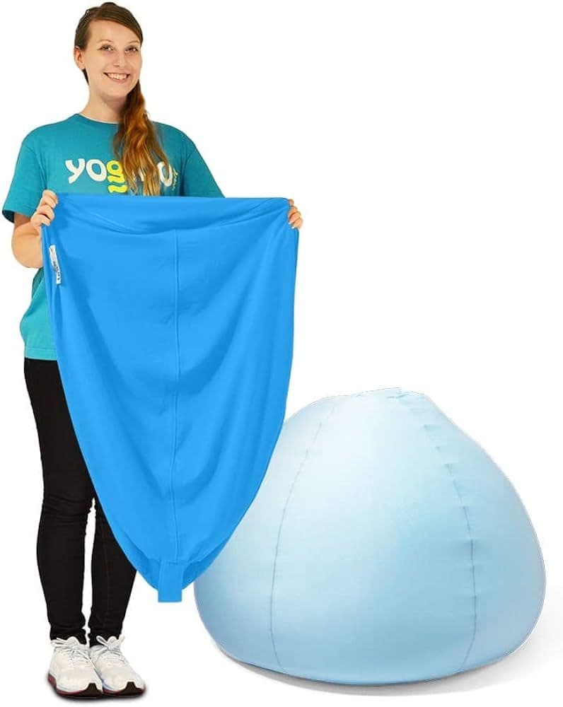 【新品 未使用】yogibo Drop カバー アクアブルー