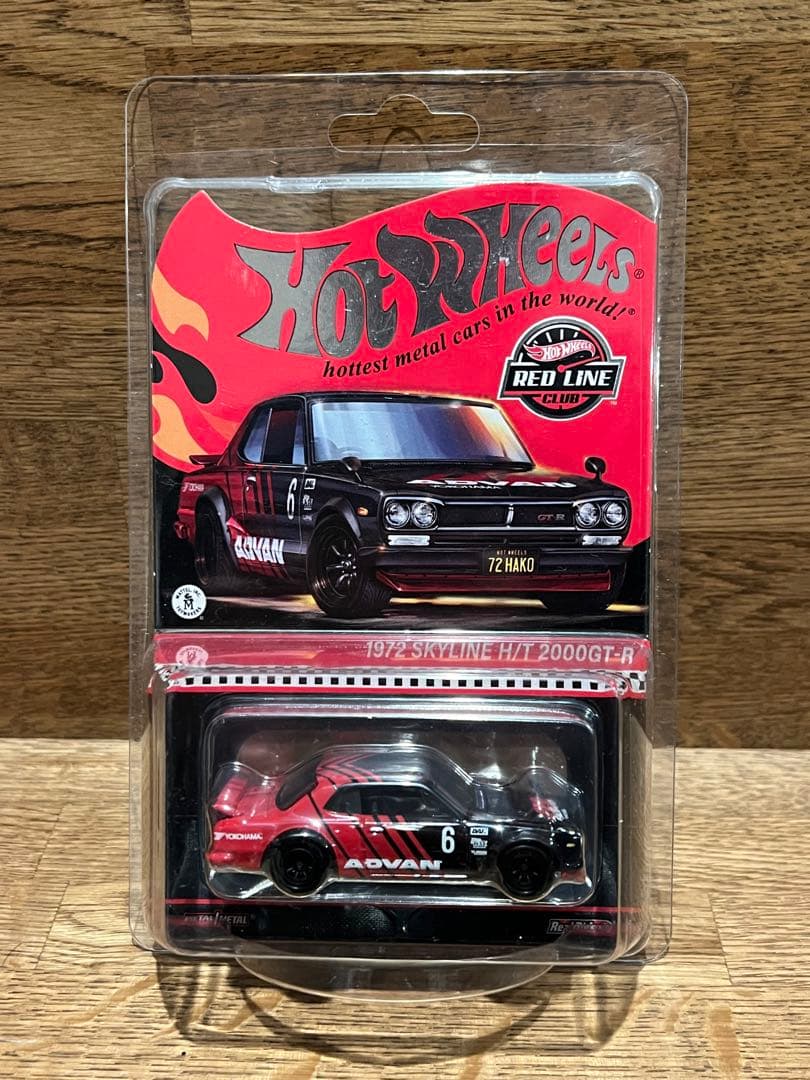 ミニカー Hot Wheels 1972 SKYLINE 2000GT-R RedLine