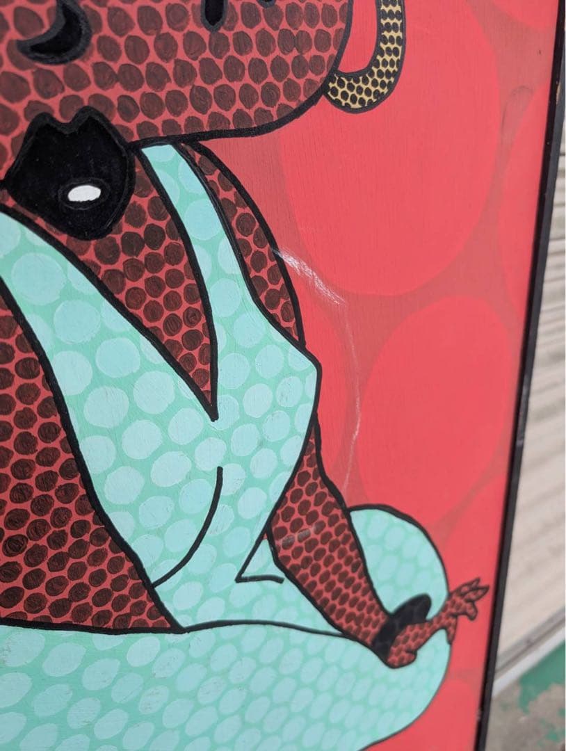 【巨大アート】超レア品　ベティーちゃん看板　アンティーク　絵画　引取り限定