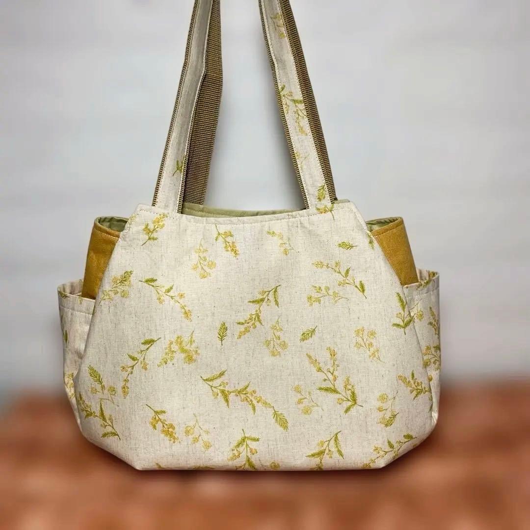 チューリップバッグ　ミモザ　Moment ハンドメイド