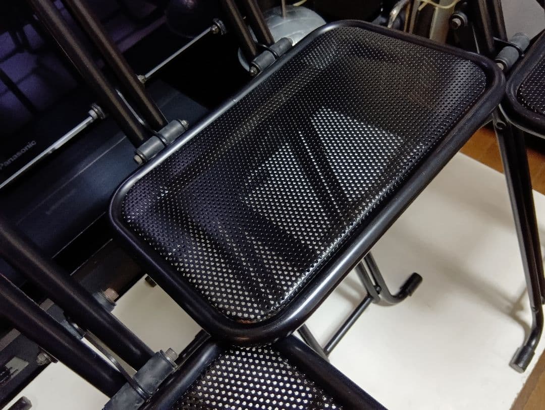 ルネセイコウ　ポストモダン　ベスト　ワーク　チェア　パンチング　４脚