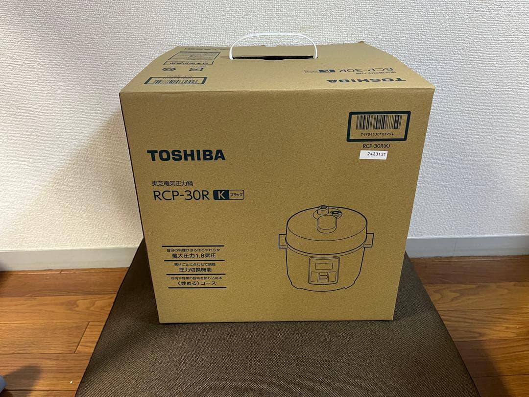 TOSHIBA 電気圧力鍋 RC-P30R ブラック