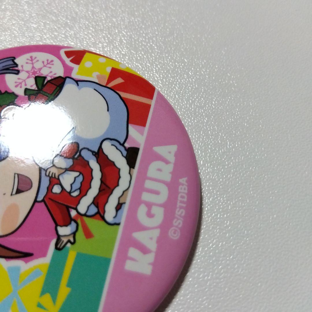 【銀魂】神楽 サンタ クリスマス まねきねこ ミニキャラ 缶バッジ