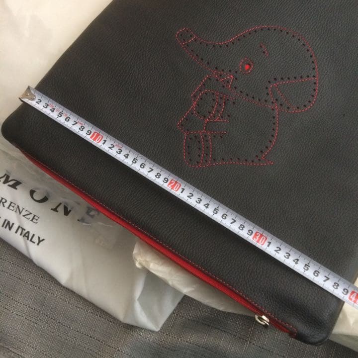 希少　未使用 simone サトちゃん　クッション　 クッションカバー　本革