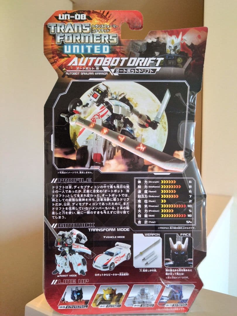 TRANSFORMERS UNITED AUTOBOT DRIFT　ドリフト