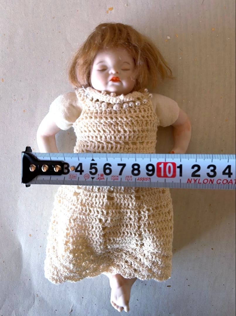 赤ちゃん 人形 ビスクドール ハンドメイド作品 作家もの