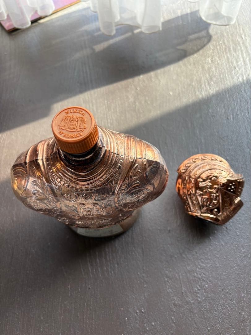 【空き瓶】ニッカウヰスキー 胸像ボトル 空き瓶 栓付　希少