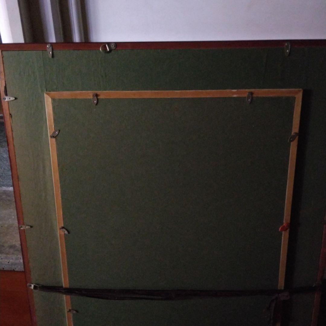 押し絵　美人画　額装