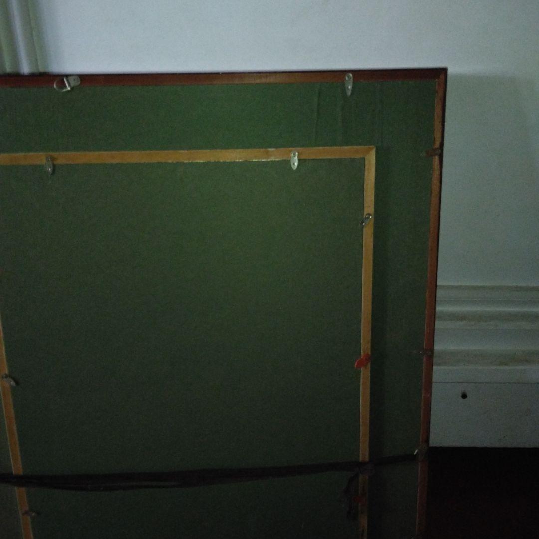 押し絵　美人画　額装