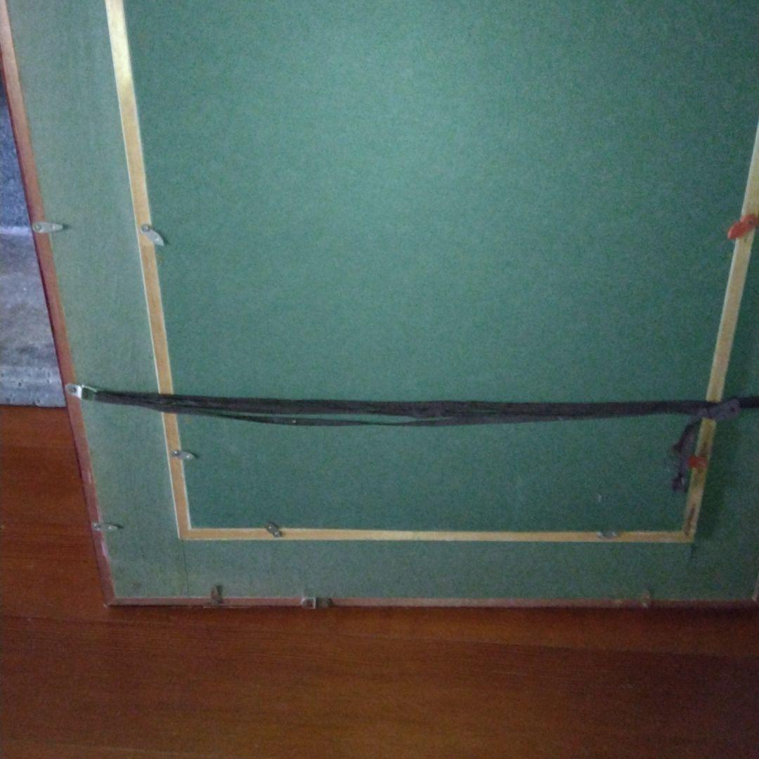 押し絵　美人画　額装