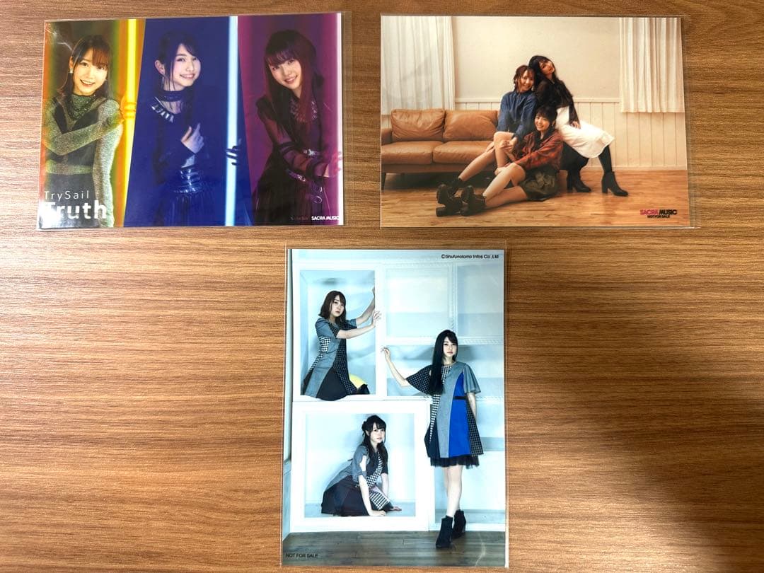 Trysail 特典 ブロマイド 17枚 & ステッカー 2枚 セット