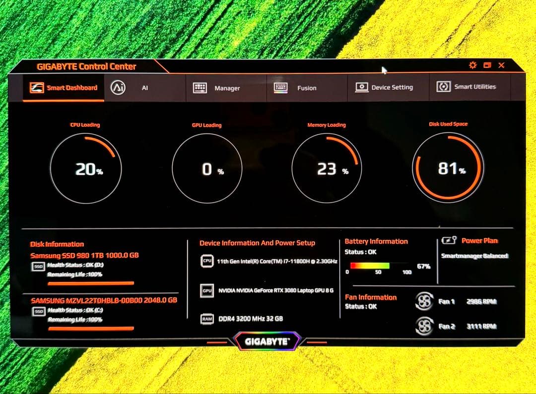 GIGABYTE AERO 15 YD 4K有機EL i7 RTX3080