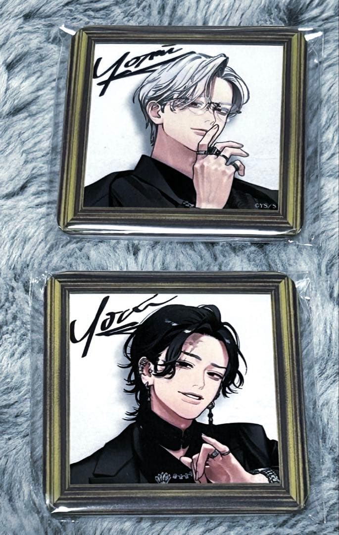 極楽街 黄泉 夜 アクリルキーホルダー スクエア缶バッジ ステッカー