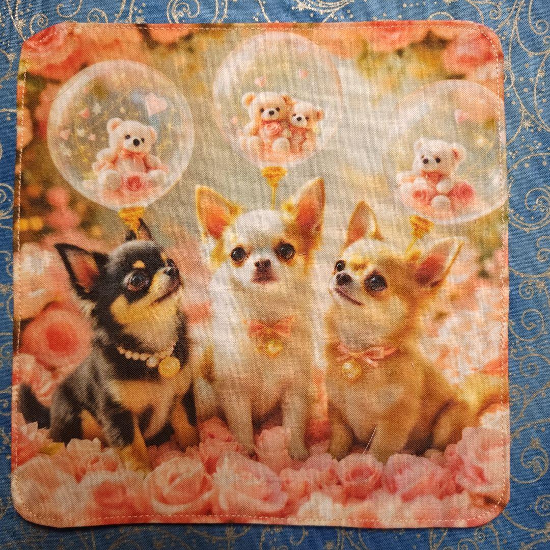 ななちゃん　ハンカチ　わんこさん柄　18枚