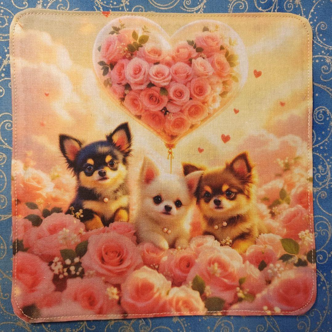 ななちゃん　ハンカチ　わんこさん柄　18枚