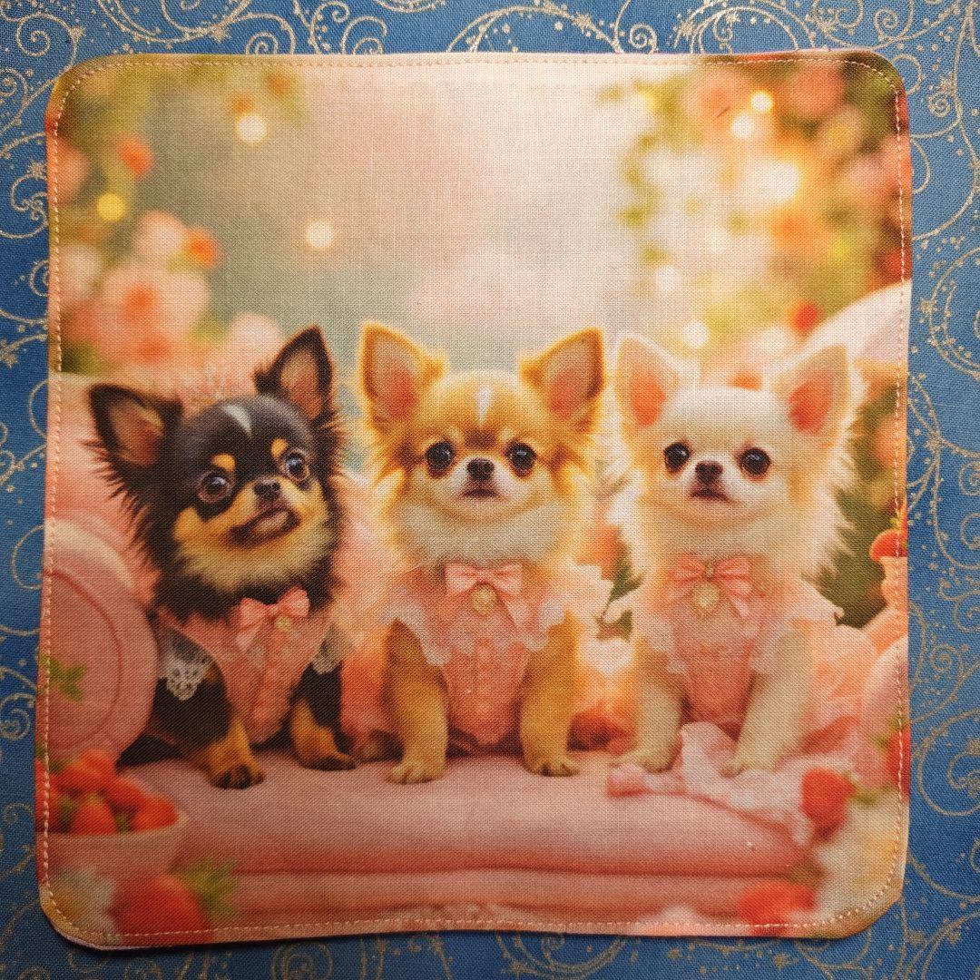 ななちゃん　ハンカチ　わんこさん柄　18枚