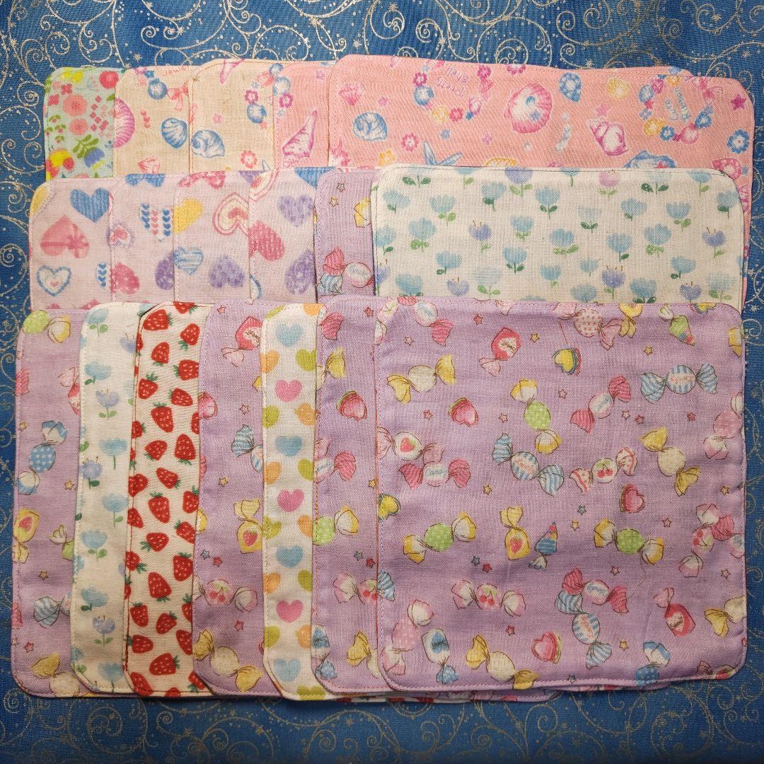 ななちゃん　ハンカチ　わんこさん柄　18枚