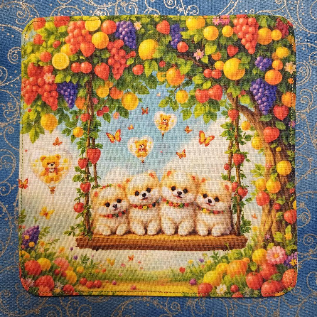 ななちゃん　ハンカチ　わんこさん柄　18枚