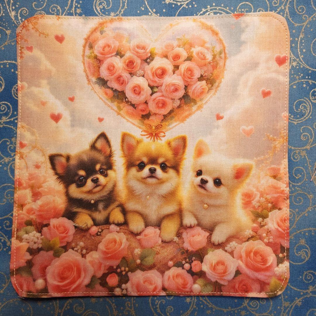 ななちゃん　ハンカチ　わんこさん柄　18枚