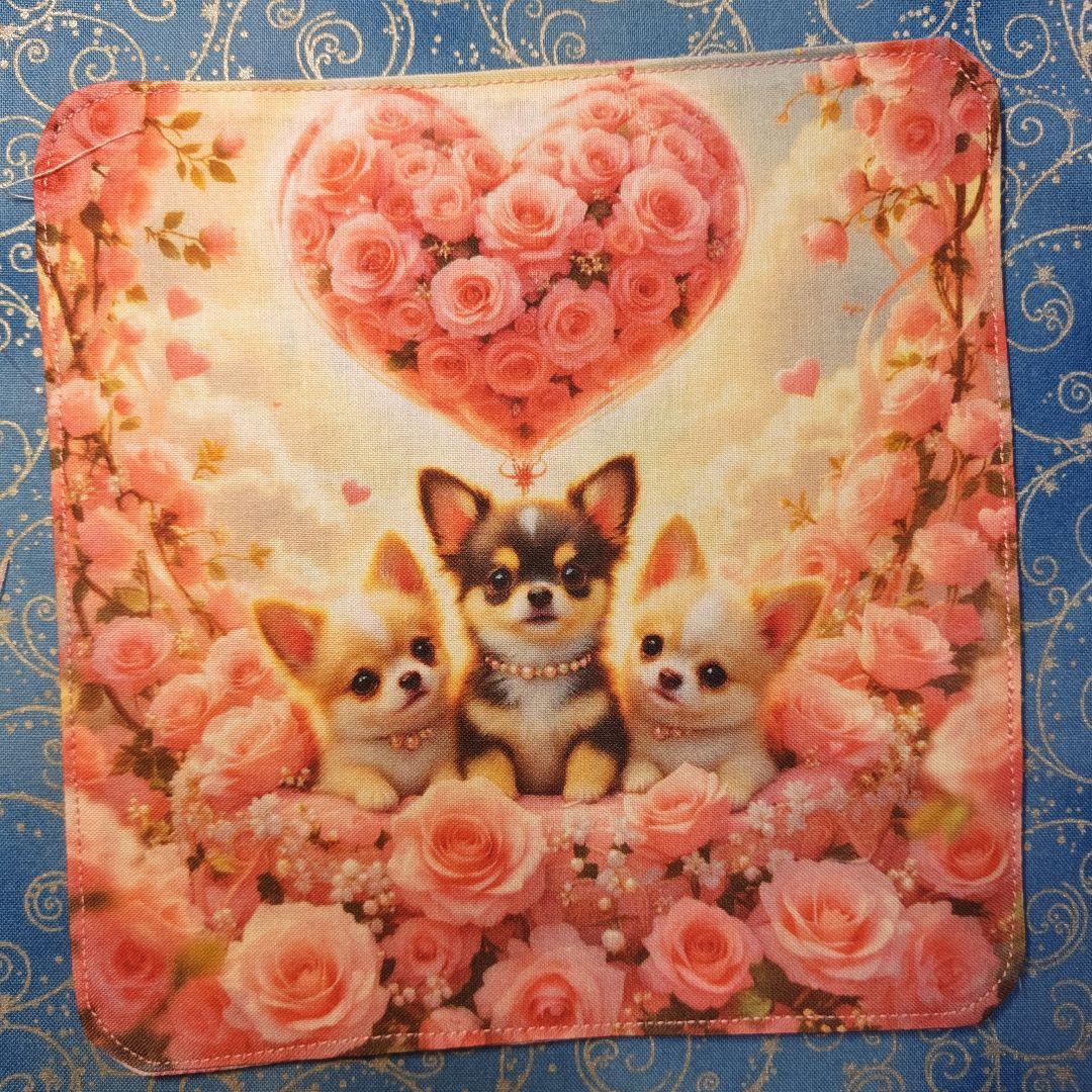 ななちゃん　ハンカチ　わんこさん柄　18枚