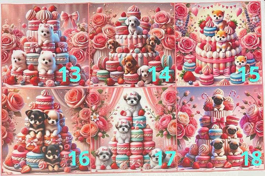 フラットポーチ♡ハンドメイド♡オーダーページ【わんこ7】