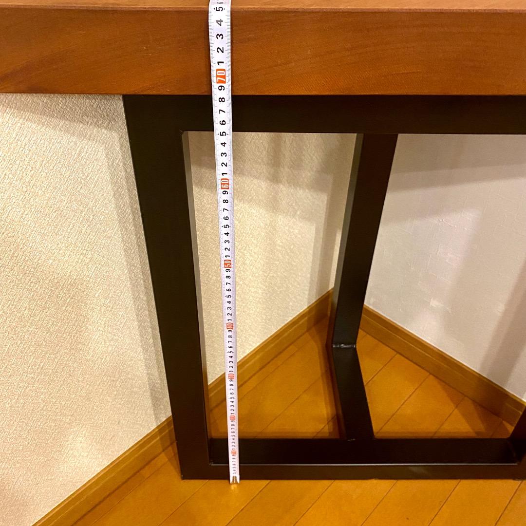 コーナーテーブル　マホガニー　一枚板　サイドテーブル