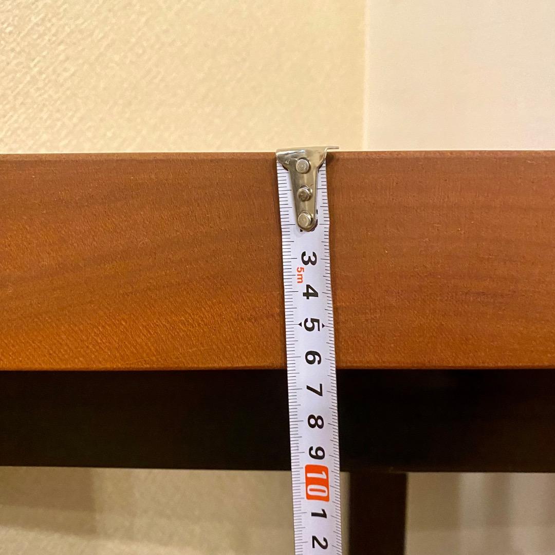 コーナーテーブル　マホガニー　一枚板　サイドテーブル