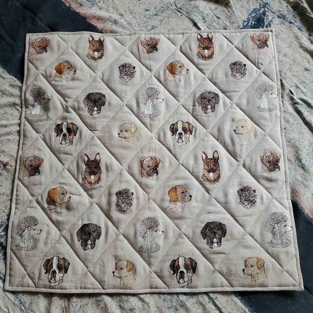 ❁ハンドメイド❁ Dogsキルトクロス