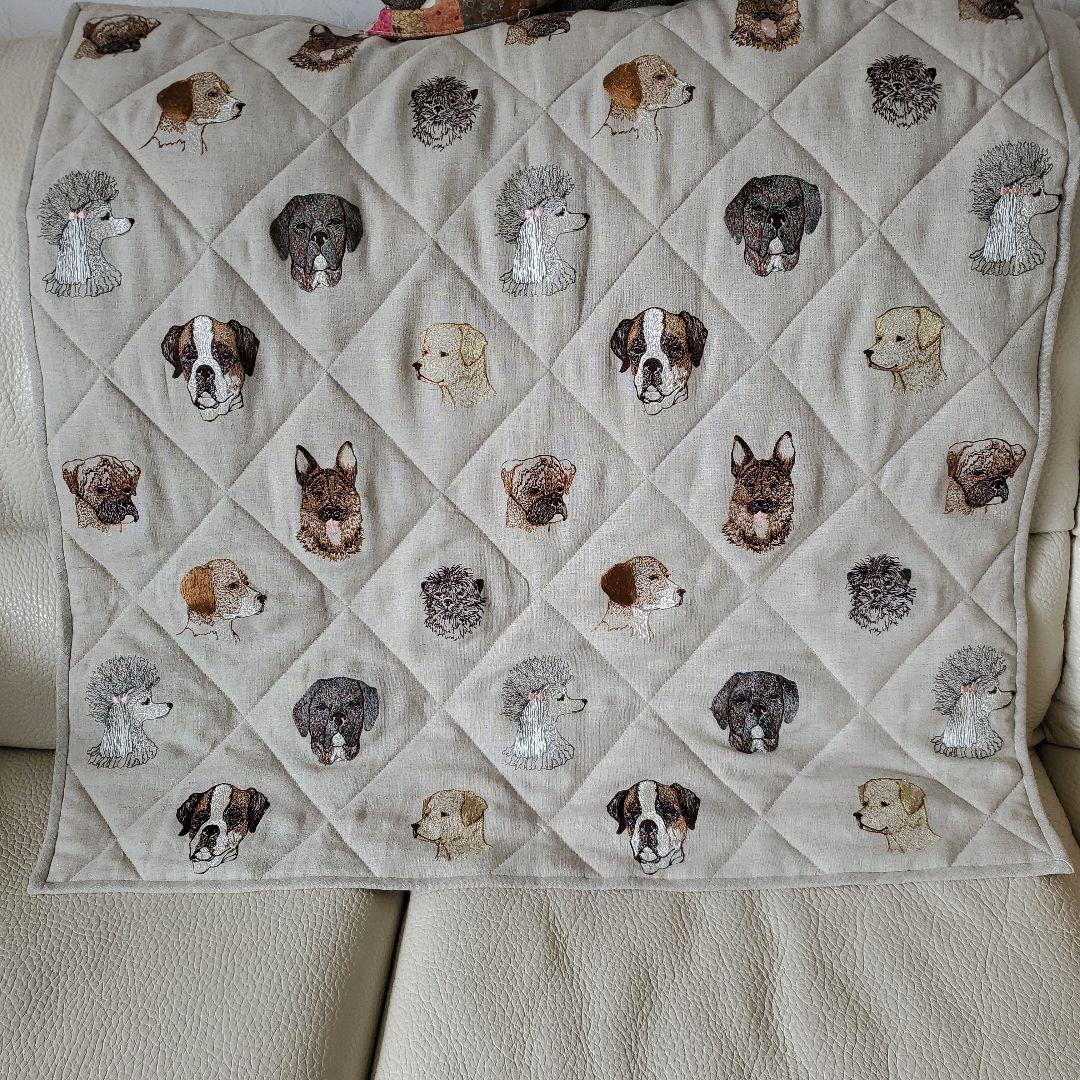 ❁ハンドメイド❁ Dogsキルトクロス