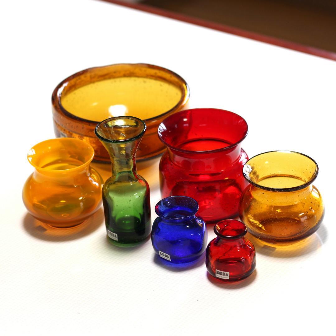 【貴重・記念品】Erik Hoglund エリックホグラン　花瓶/花器　ガラス