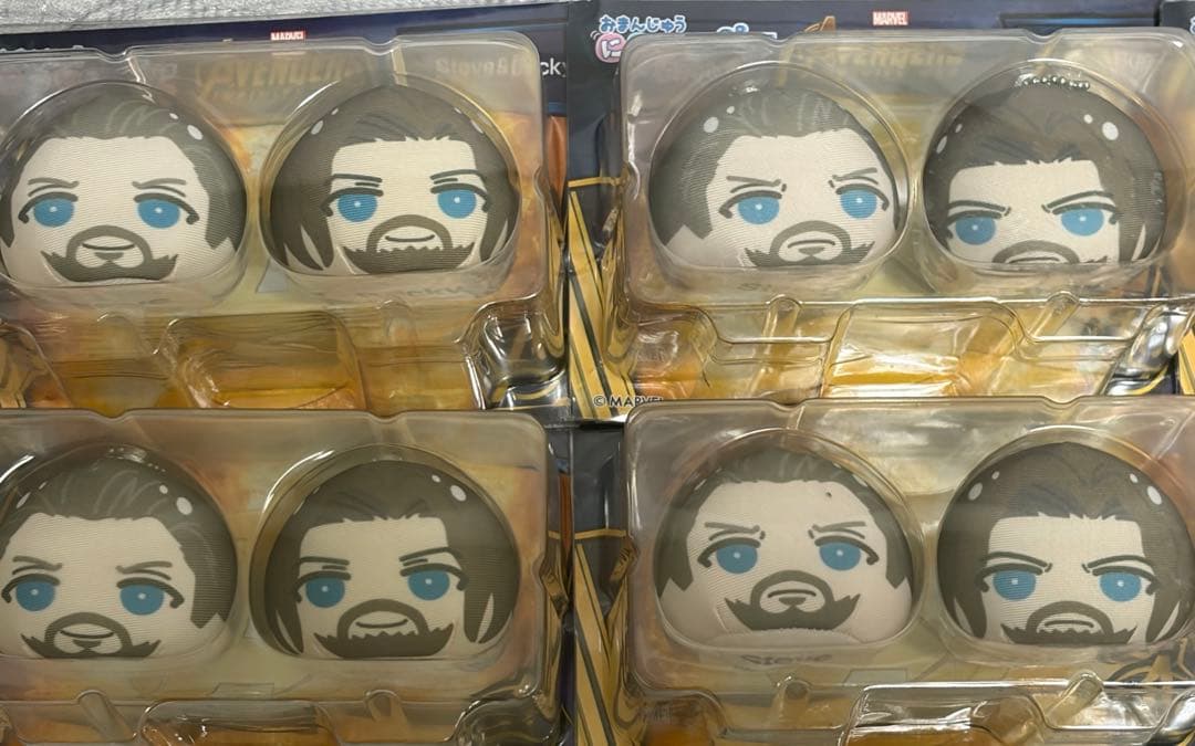 アベンジャーズ おまんじゅうマスコット　アイアンマン　キャプテンアメリカ　他