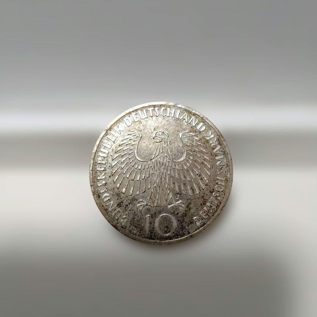 ドイツ10マルク銀貨　1972 年ミュンヘンオリンピック記念銀貨