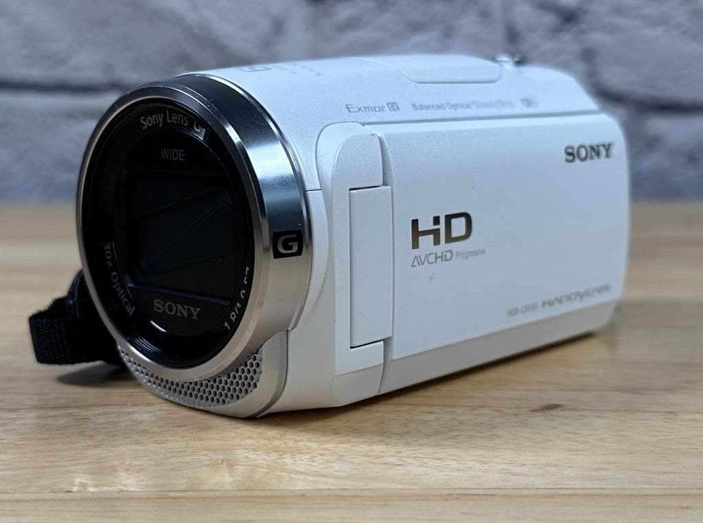 【大容量バッテリ2個・128GB付】SONY HDR-CX680 ホワイト