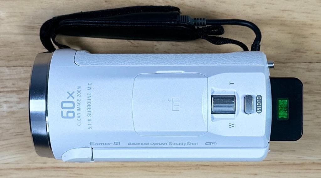 【大容量バッテリ2個・128GB付】SONY HDR-CX680 ホワイト