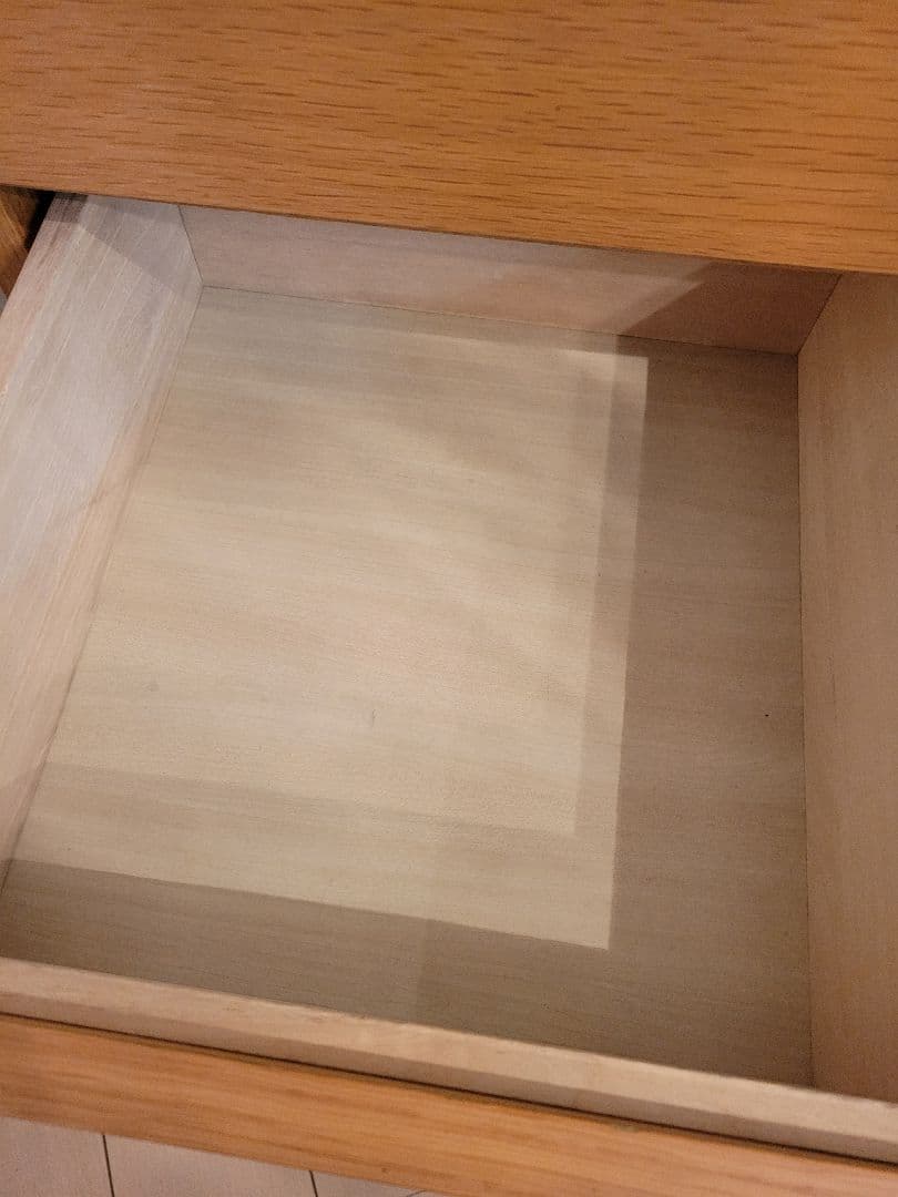 無印良品　オーク材　4段　収納 チェスト