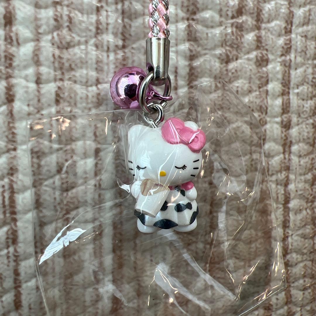 【未開封・未使用】ご当地キティ根付　レア　岡山限定　蒜山　牧場バージョン