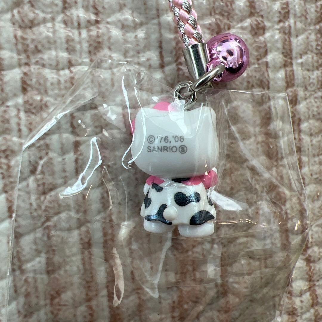 【未開封・未使用】ご当地キティ根付　レア　岡山限定　蒜山　牧場バージョン