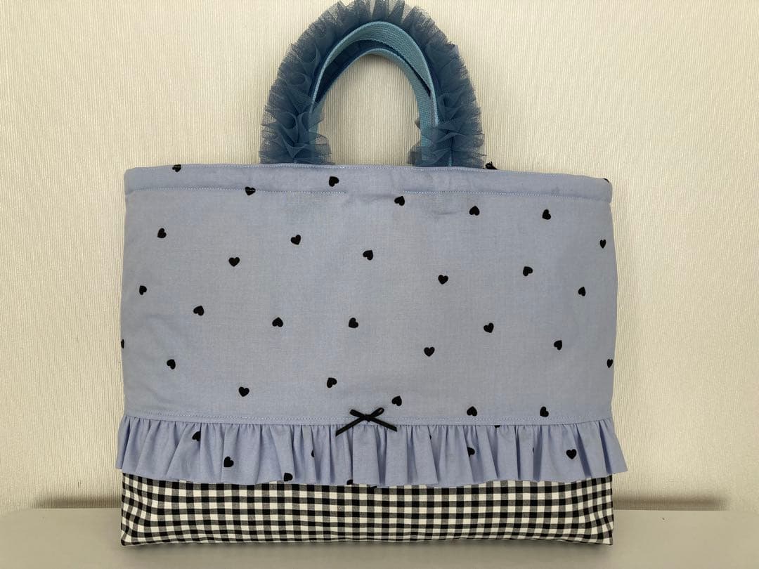 入園・入学セット★ハンドメイド（ハートブルー）